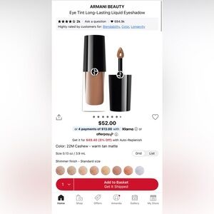 Armani Beauty Eye Tint